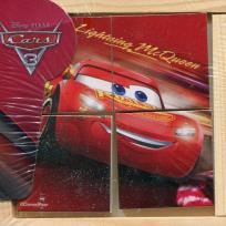 Okładka książki Drewniane puzzle do układania Auta 3