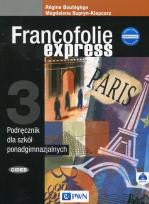 Okładka książki Francofolie express 3 Podręcznik + CD