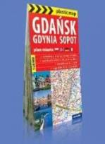 Okładka książki Gdańsk Gdynia Sopot 1:26 000 plan miasta foliowany