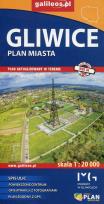 Okładka książki Gliwice plan miasta 1:20 000