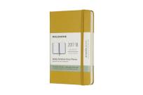 Opakowanie Kalendarz tygodniowy Moleskine 18M P, twarda oprawa, musztardowy