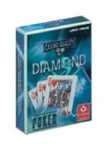 Opakowanie Karty do gry DIAMOND Poker linen blue Cartamundi