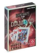 Opakowanie Karty do gry DIAMOND Poker linen Cartamundi