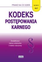 Okładka książki Kodeks postępowania karnego 2017