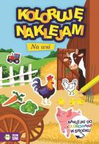 Okładka książki Koloruję i naklejam Na wsi