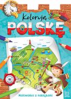 Okładka książki Koloruję Polskę. Malowanka z naklejkami