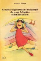 Okładka książki Konspekty zajęć rytmiczno-muzycznych dla grupy...
