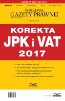 Opakowanie Korekta JPK i VAT 2017