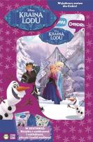 Okładka książki Kraina lodu. Zestaw z książką z szablonami, naklejkami, plecakiem i bańkami mydlanymi