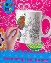 Okładka książki Kubek Motyl do kolorowania