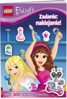 Okładka książki Lego Friends Zadanie naklejanie/LAS105
