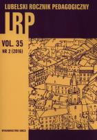 Opakowanie Lubelski Rocznik Pedagogiczny vol. 35 2/2016