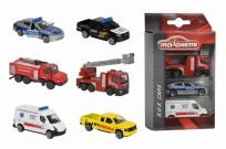 Opakowanie Majorette Pojazdy SOS zestaw 3sztuk