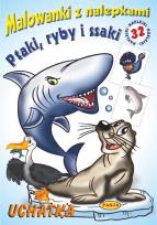 Okładka książki Malowanki z nalepkami Uchatka