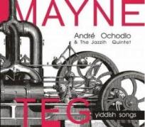 Okładka książki Mayne Teg - yiddish songs. Andre Ochodlo CD