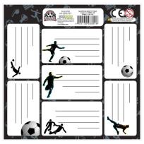 Opakowanie Nalepki na zeszyty piłka