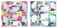 Opakowanie Nalepki na zeszyty The Dog Mix (50szt) DERFORM