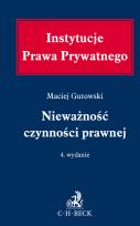 Okładka książki Nieważność czynności prawnej /wyd 4/