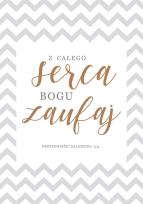 Opakowanie Notatnik A5 - Z całego serca Bogu zaufaj