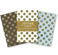 Opakowanie Notatnik złote kropki (3szt)