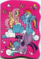 Opakowanie Notes kształtowy A6 My Little Pony mix wzorów