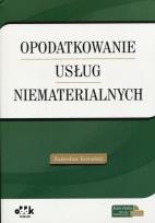 Okładka książki Opodatkowanie usług niematerialnych