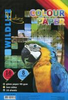 Opakowanie Papier kolorowy Kraft A4 16 arkuszy dwustronny