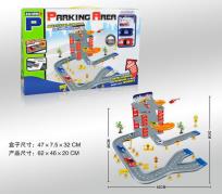 Opakowanie Parking 3 poziomy rozmiar po rozłożeniu 62 x 46 x 20