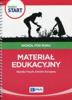 Okładka książki Pewny start Wokół pór roku Materiał edukacyjny