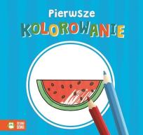 Okładka książki Pierwsze kolorowanie Niebieska