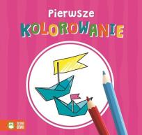 Okładka książki Pierwsze kolorowanie Różowa