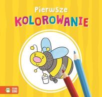 Okładka książki Pierwsze kolorowanie Żółta