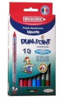 Opakowanie Pisaki Double Point 10 kol. w kart FIBRACOLOR