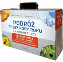 Okładka książki Podróż przez pory roku z kartami pracy Walizka