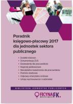 Okładka książki Poradnik księgowo-płacowy 2017 dla jednostek sektora publicznego