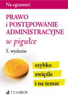 Okładka książki Prawo i postępowanie administrac w pigułce w5