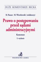 Okładka książki Prawo o postępowaniu przed sądami administr w5