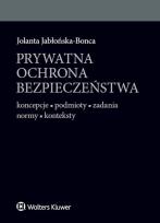 Okładka książki Prywatna ochrona bezpieczeństwa