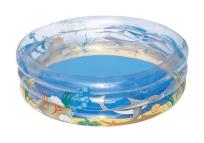 Opakowanie Przeźroczysty basenik z motywami morskimi 150x53 cm