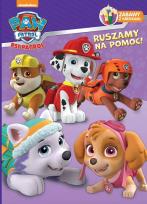 Okładka książki Psi Patrol.Ruszamy na pomoc. KOLOROWANKA z KREDKAMI
