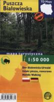 Opakowanie Puszcza Białowieska Der Białowieża Urwald Mapa turystyczna 1:50 000