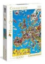 Opakowanie Puzzle 1000 Mapa Europy