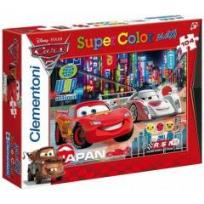 Okładka książki Puzzle 104 el. Maxi Superkolor Auta 3