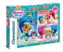 Okładka książki PUZZLE 3 x 48 SUPER KOLOR Shimmer and shine
