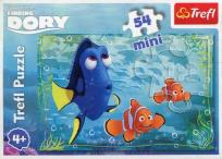 Opakowanie Puzzle 54 Mini Gdzie jest Dory Podwodna kraina