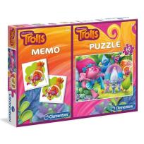 Okładka książki Puzzle 60 + Memo Trolle
