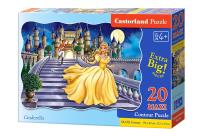 Opakowanie Puzzle Maxi Konturowe Cinderella 20