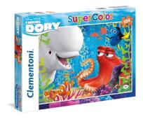 Okładka książki Puzzle Supercolor Gdzie jest Dory 104