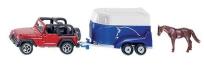 Opakowanie Siku 16 - Jeep z przyczepą na konie