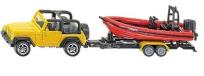 Opakowanie Siku 16 - S1658 Jeep z łodzią